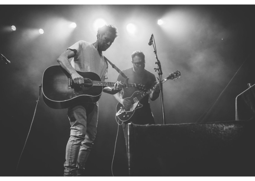 Ben Ottewell & Ian Ball on stagex